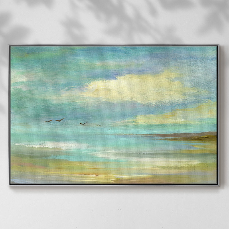 Drifting, reproduction d'art sur toile, H 17 po x l 25 po x P 2 po, Argent