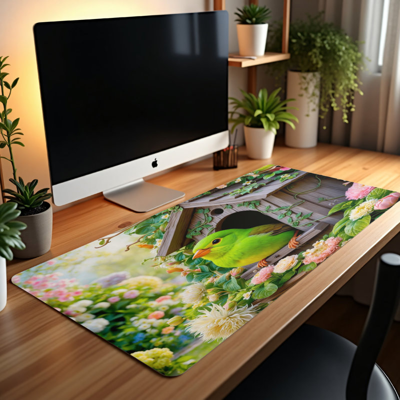 Polyester Desk Pad, 14.4x12.1