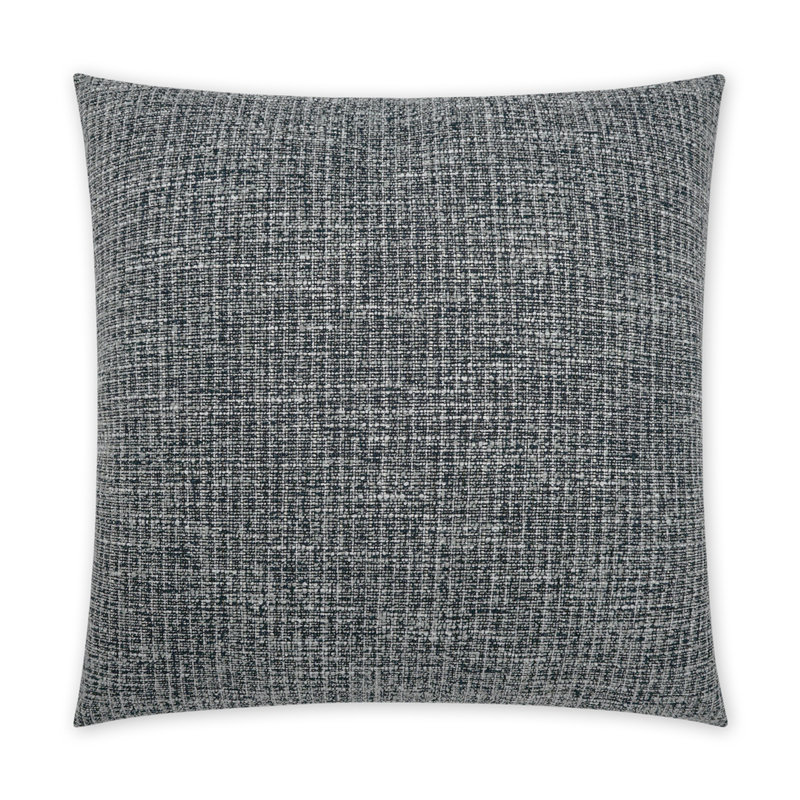 Coussin décoratif Kensington, Noir, Carré 20 po