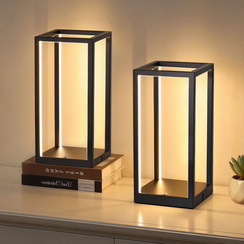 Lampe de table à intensité variable 13,6 "avec commande USB et tactile