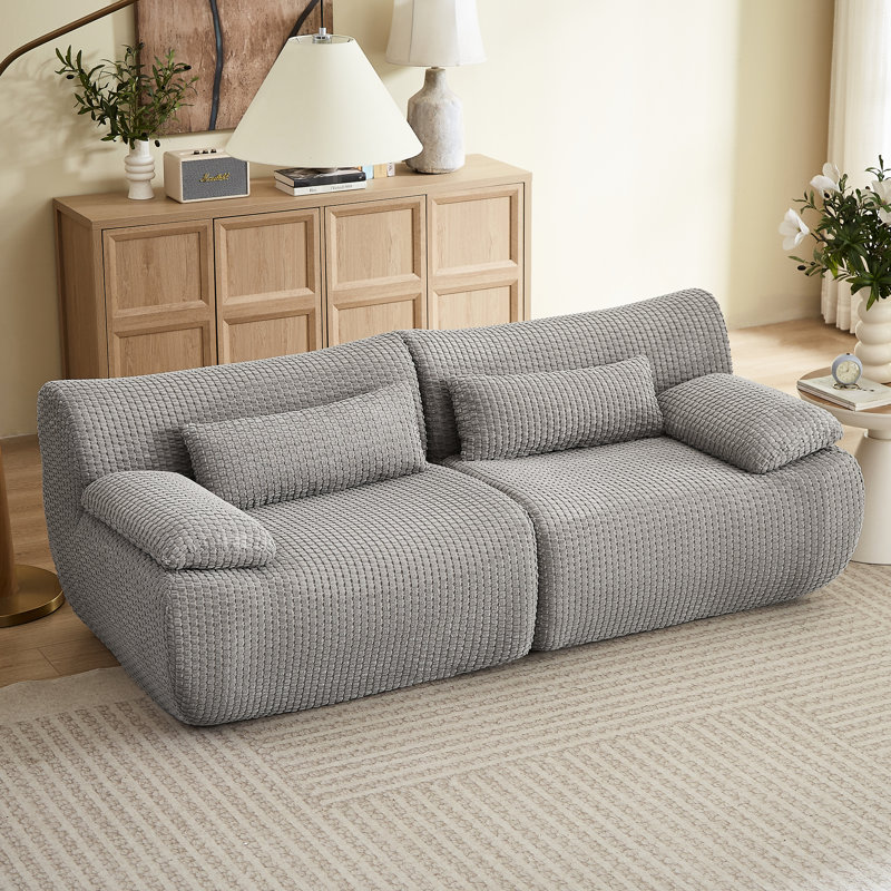 29.34 " Corduroy Loveseat
