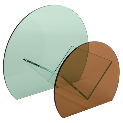 Sera Tinted Glass Book Display