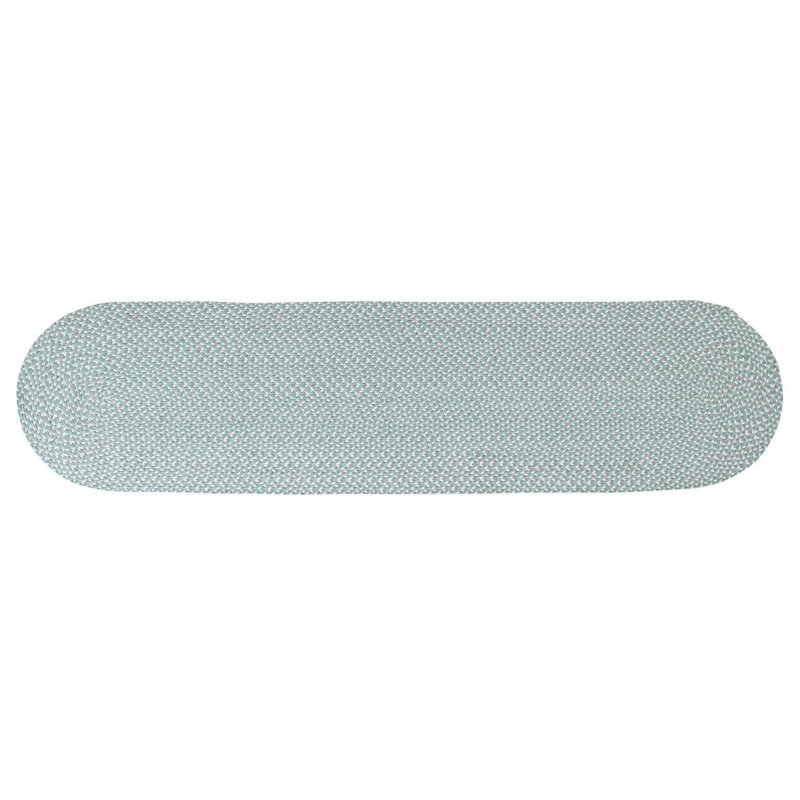 Tarrants Checkered Indoor Rug, Oval 2' x 8'