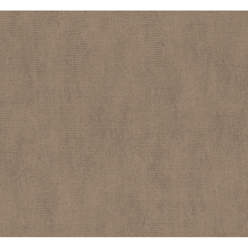 Rouleau de papier peint en cuir naturel L 33 pi x l 27 po Benuel, Brun