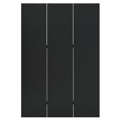 VidaXL Room Divider Freestanding Privacy Screen for Room Separation Steel