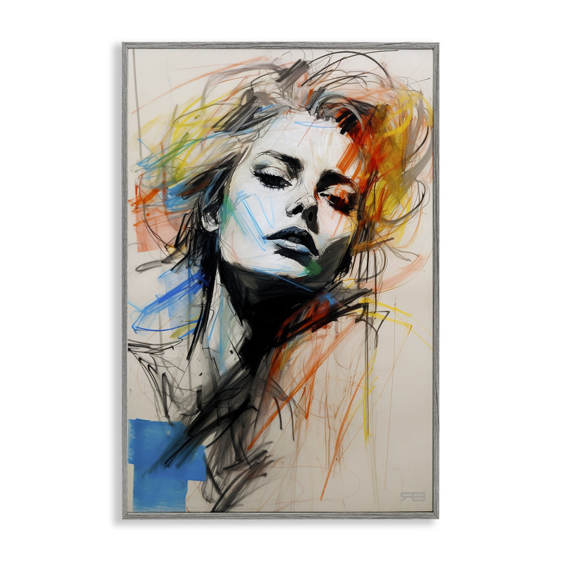 Esquisse chaotique, art giclée par Roozbeh Bahramali, Estampe numérique Farmhouse, H 30 po x l 20 po