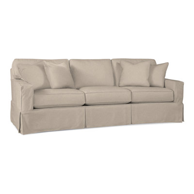Gramercy Park 93" Upholstered Slipcovered Sofa by Braxton Culler