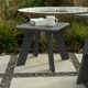 Byrnes Outdoor Adirondack Chair With Table