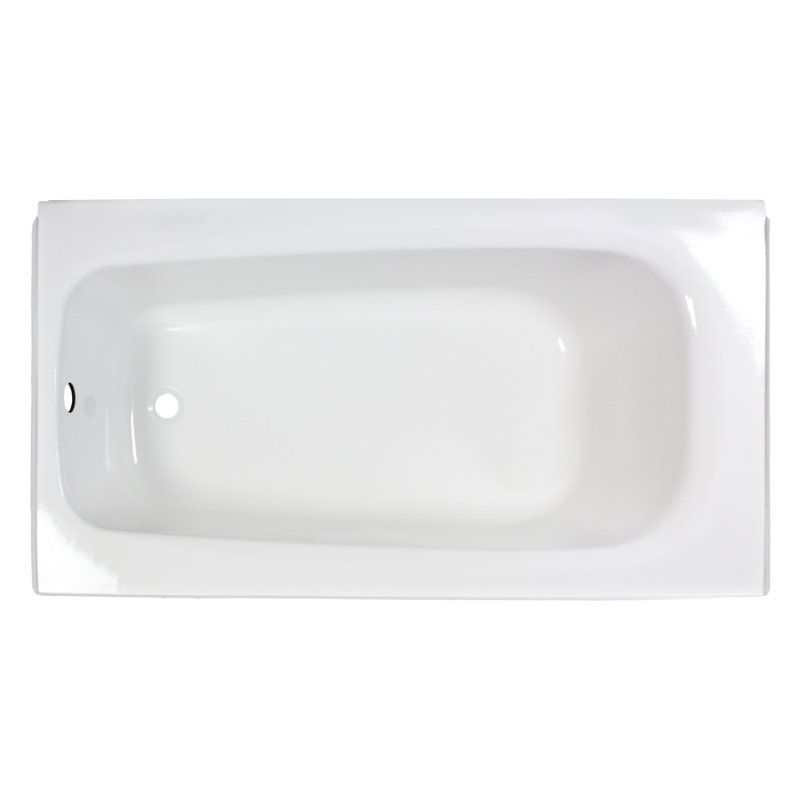 Cambridge 60'' x 32'' Soaking Vitreous China Bathtub, Left, White