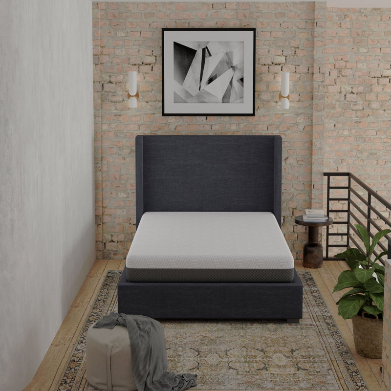 Grand matelas ferme moyen 10 po avec tissu de refroidissement à changement de phase, Queen