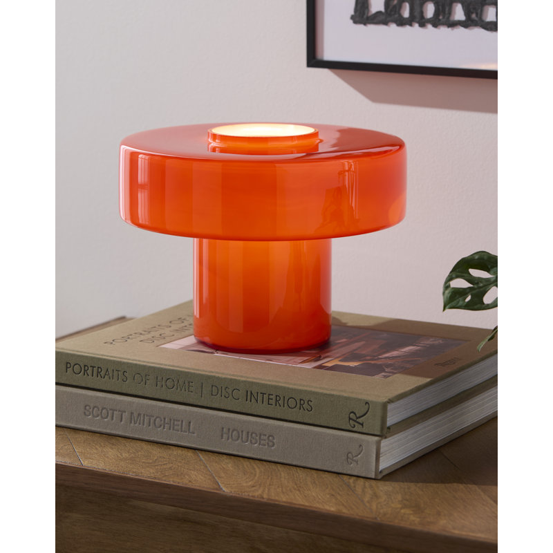 Lieselot Rainville Table Lamp, Cherry Red