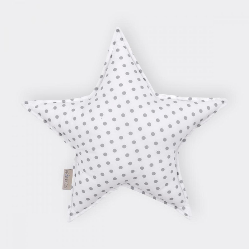 Graue Punkte Polka Dots Novelty Cushion