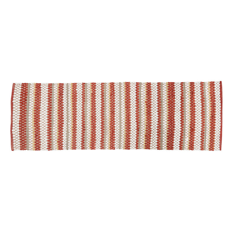 Eneida Striped Indoor Rug, Runner 2' x 6'