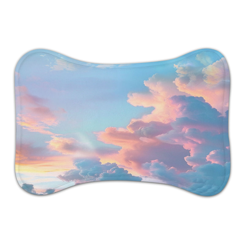 Airy Horizon Art - Tapis d'alimentation en os 1 pièce