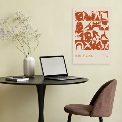 Body Of Work Abstract Contemporary Wall Art Print 1 Piece Wrapped Canvas Wall Art
