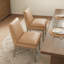 Chaise rembourrée en cuir Bethea-115950925