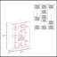 Armoire, 2 portes, 5 tablettes, 1 tiroir