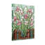 Plantes et fleurs, vitrail, iris et livres