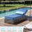 Pecofarm 6-Piece All-Weather Outdoor Conversation Set With 5" Thick Cushions, 5-Position Adjustable Patio Recliner And Side Table-124199639