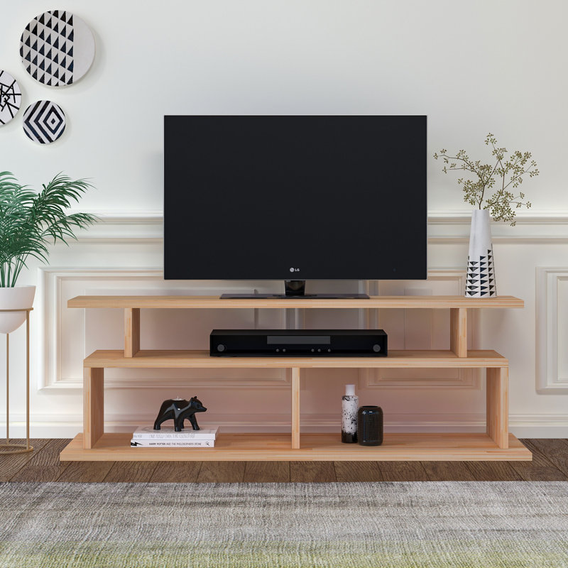 Meuble télé pour téléviseur de 50 po ou moins Indea, Naturel