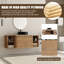 Ensemble de meuble-lavabo simple 54 po avec plateau en pierre reconstituée Eaton-1173083307-1165914472