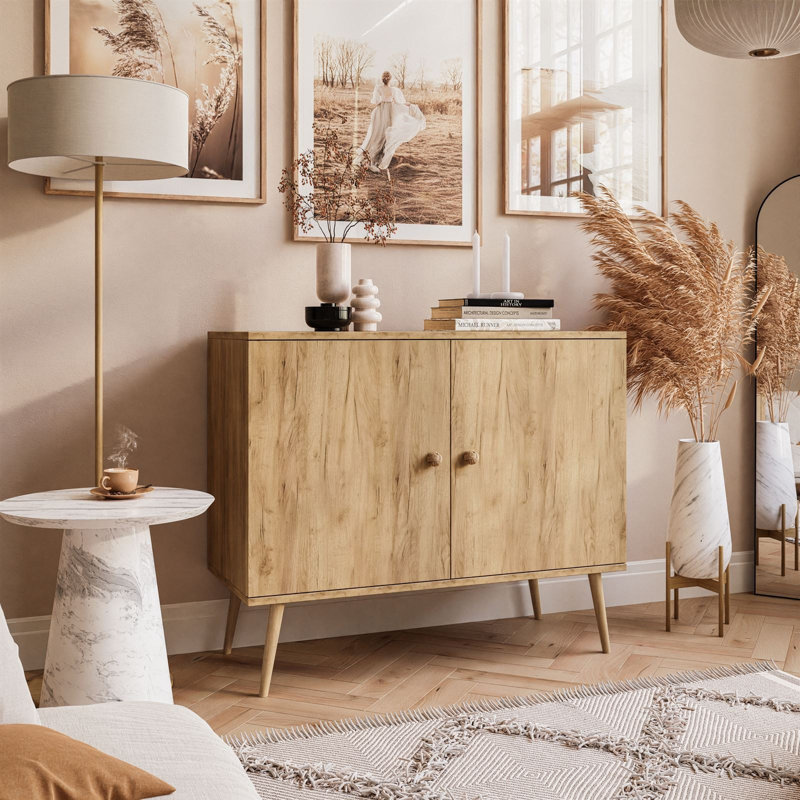 Syed Standard Accent Cabinet, Gold Craft Oak