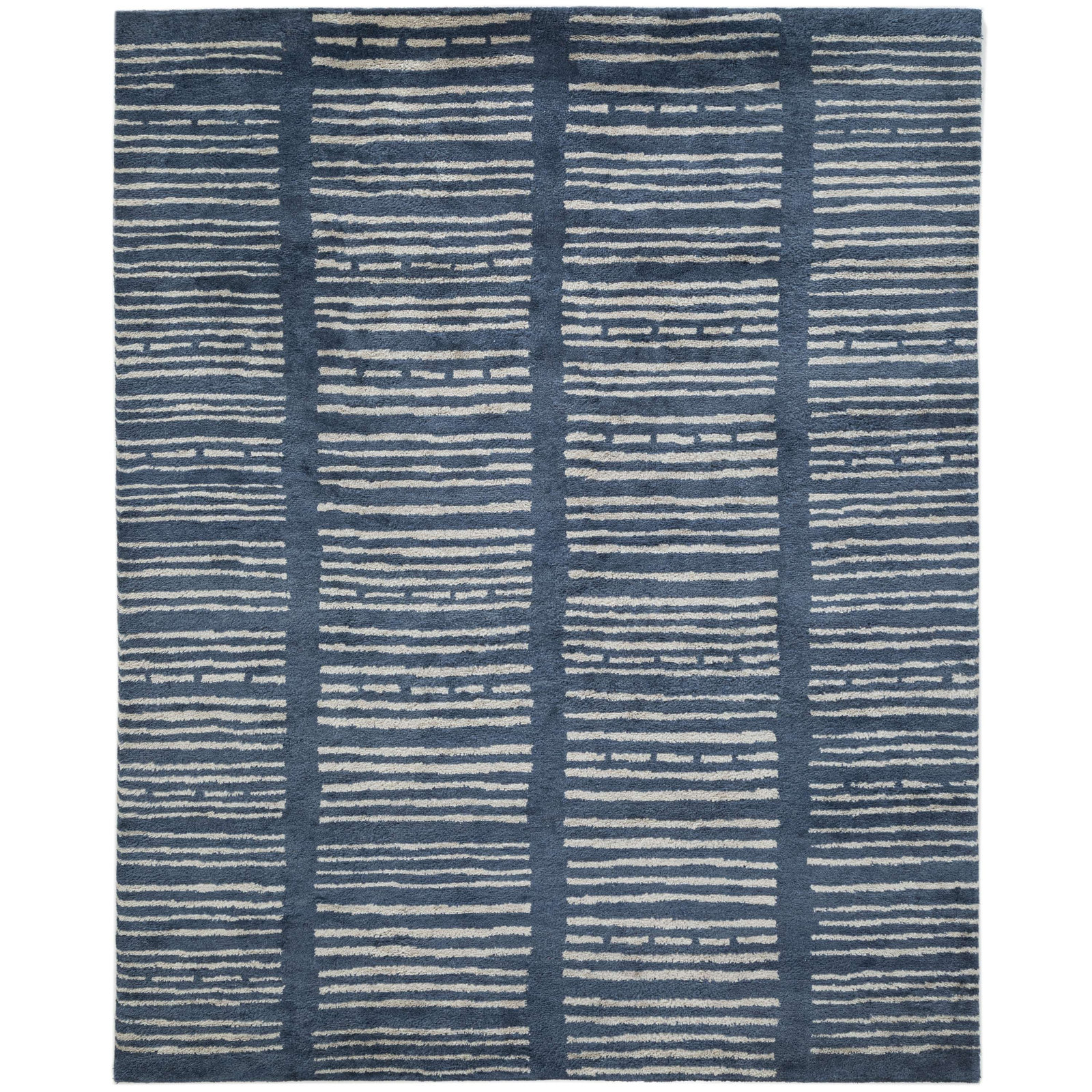 Merritt Hand-Tufted Geometric Wool Rug, Rectangle 7'9" x 9'9"