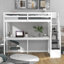 Lit mezzanine avec escalier de rangement et bureau intégré Gxaap-2050936513