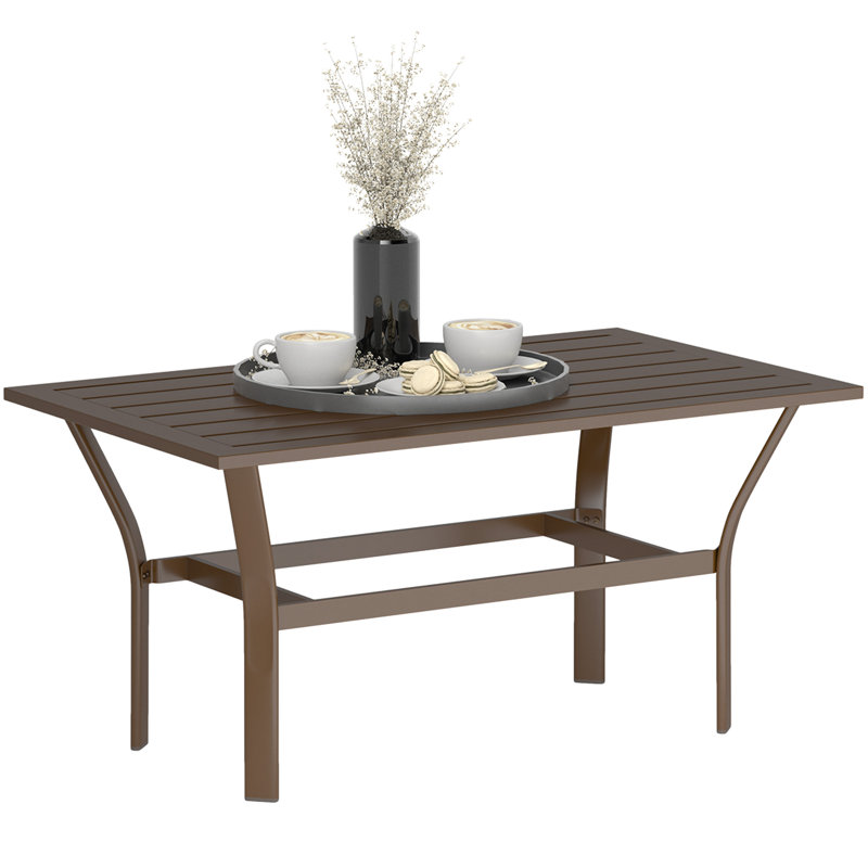 Rectangular 45Cm L Outdoor Coffee Table
