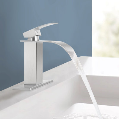 Single Handle Bathroom Faucet Lavatory Faucet Stainless Steel Single Hole-TP, Chrome