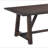 Kaelyn Dark Oak Finish Dining Table