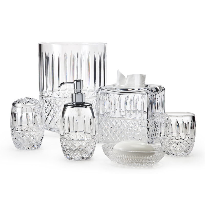 Marie Crystal Waste Basket
