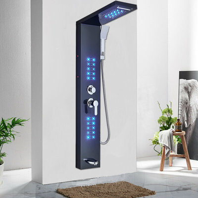 45'' Shower Panel with Fixed Shower Head