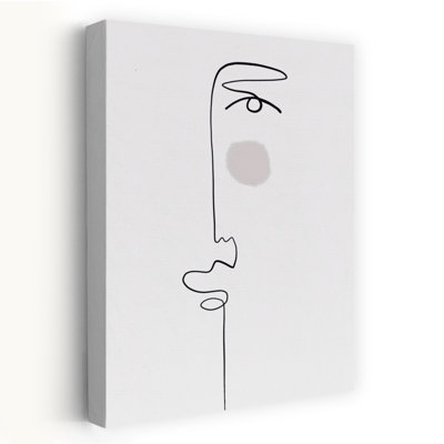 Faces 1 Minimalist Abstract Art