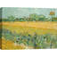 Field With Irises Near Arles by Vincent Van Gogh - Wrapped Canvas Print-1344983696