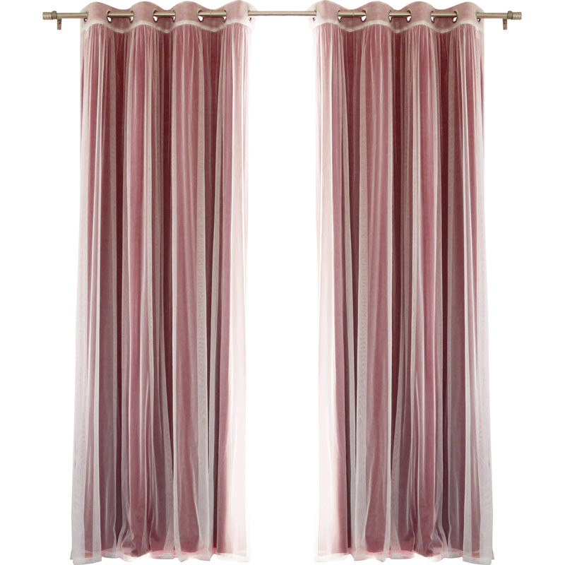 Panneau coulissant en polyester Natascha, Gris foncé, L 52 po x L 63 po