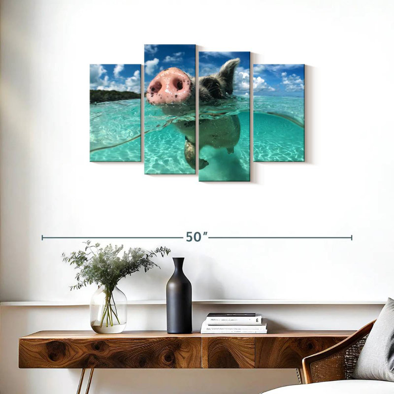 Cochon de natation, H 22 po x l 36 po