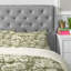 Ensemble de housse de couette en microfibre vert / blanc-19617164-71636681