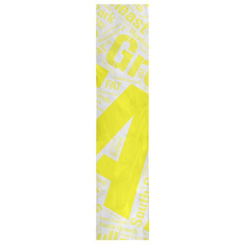 Chemin de table, 90 po x 16 po, Jaune, Fresno