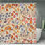 Rideaux de douche à branches colorées 71 × 71