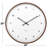 20" OAK FINISH WALL CLOCK