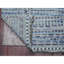 Tapis bleu en laine doux tissé à la main 8 pi 1 po x 10 pi 8 po D011C31A8B9141A8BCD72306AE294469