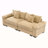 92"  Oversized Cloud Modular Sectional Couch-1773782630-1773782616-1773782618
