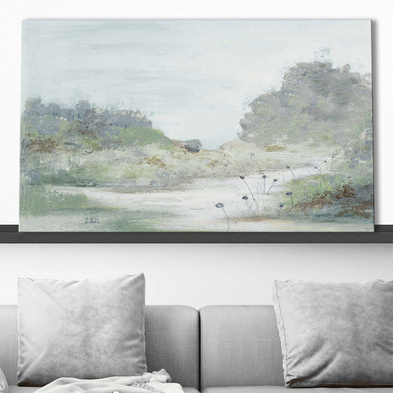 The Old Home - Peinture, L 30 po x H 18 po, Toile tendue