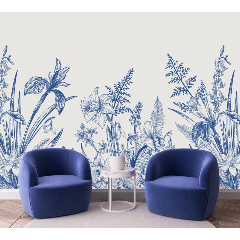 Peel & Stick Wall Mural, 8.34' W x 8.34' L