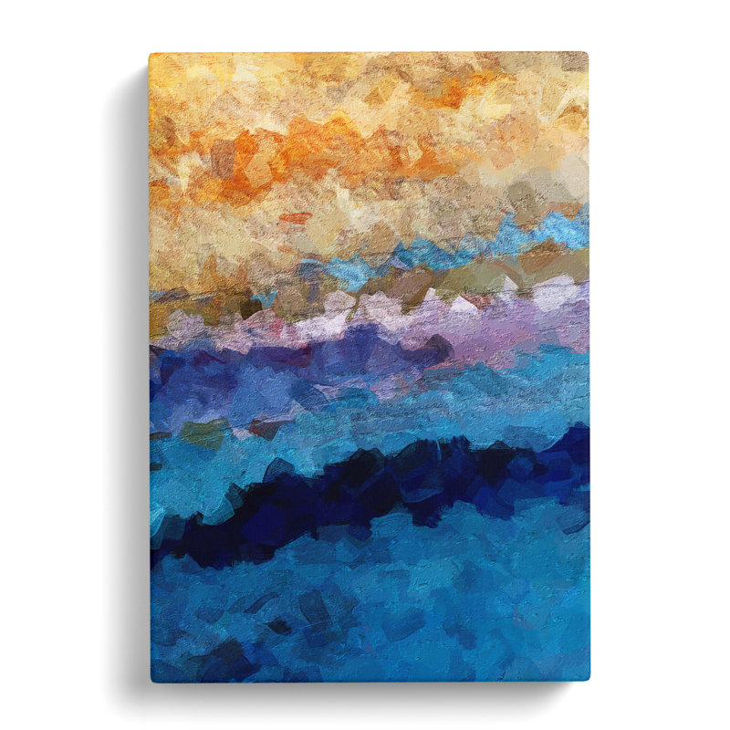 XC1022-1668X Conclusions Abstract - Wrapped Canvas Print, 60cm H x 40cm W x 3cm D