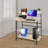 31.5" 3-Tier Rolling Computer Desk Modern Simple Computer Desk Flexible Home Office Desk Anti-Slip Free Standing-1042422742-1042422747