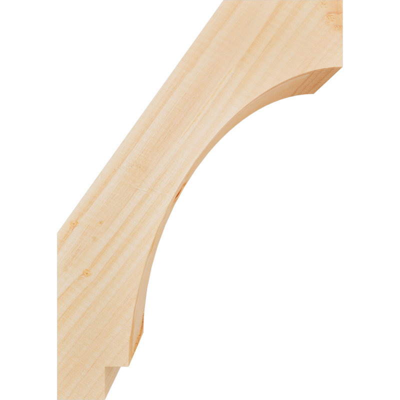 Attelle impériale du genou, Sapin de Douglas, H 14 po x l 3,5 po x P 10 po, Lisse