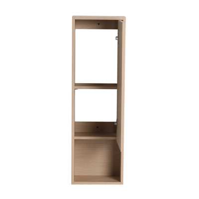 12 Inch Wall-Mounted Cabinet With 1 Dooor And Open Shelf