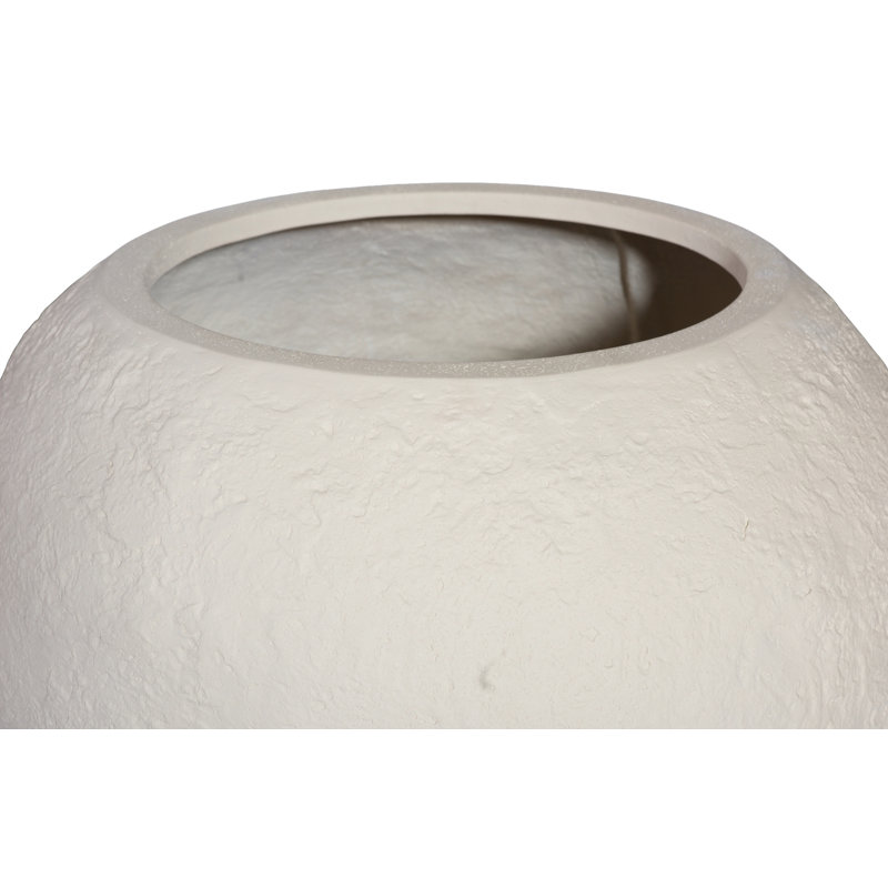 Aera Planter, Wide, Off White, Large